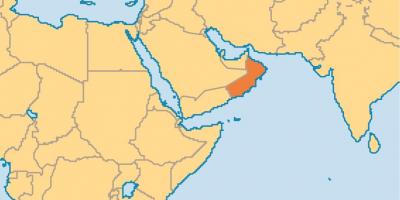 Оман карта карта света