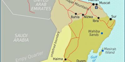 Карта Омана дукм